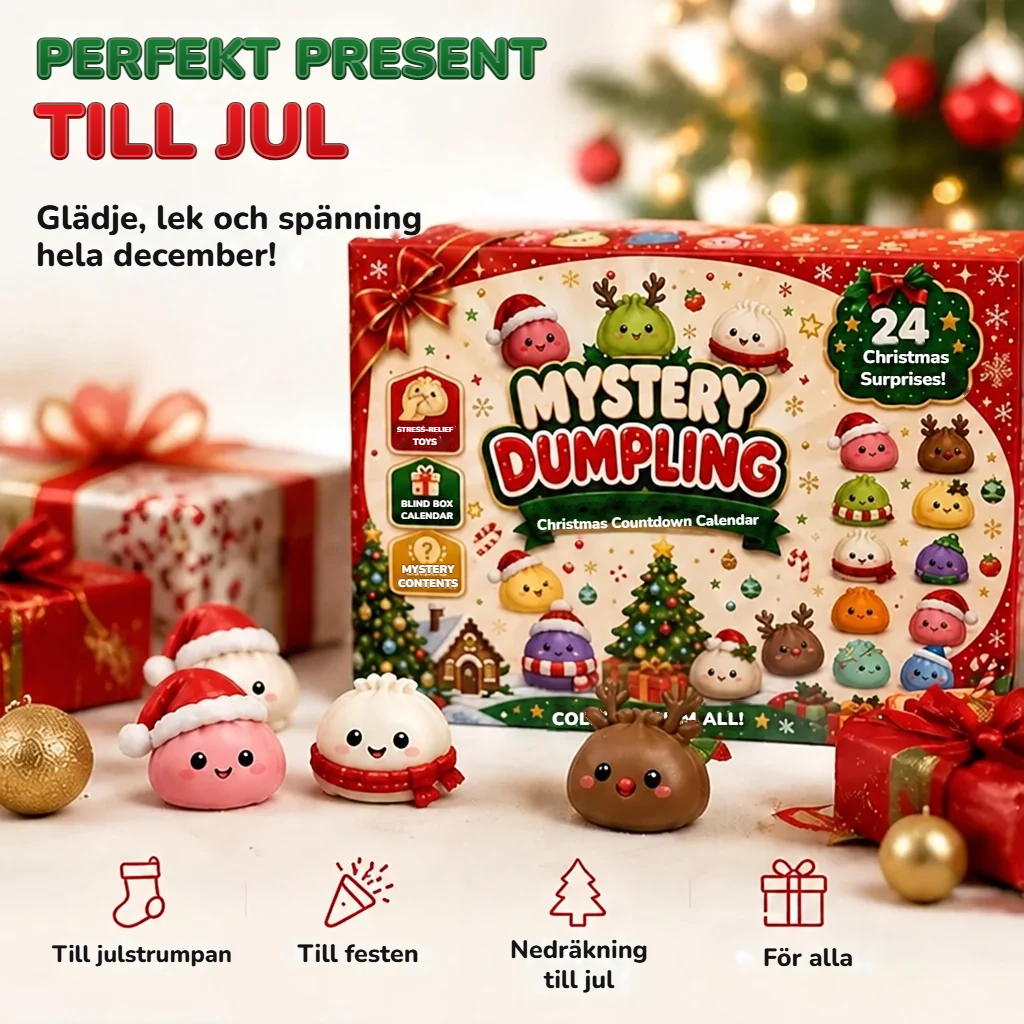 Perfekt present till jul – adventskalender med 24 överraskningar